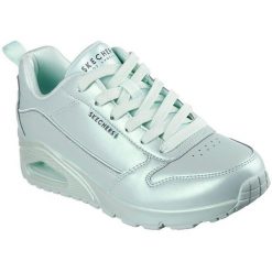 Adidasy Skechers Uno - Galactic Gal, Kobiety. Niebieskie obuwie sportowe damskie Skechers, ze skóry ekologicznej, bez zapięcia, na fitness i siłownię. W wyprzedaży za 490.00 zł.
