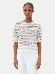 ARTIGLI Sweter ACMA001895 260 Biały Regular Fit. Białe swetry klasyczne damskie Artigli, m, z syntetyku, bez kołnierzyka. W wyprzedaży za 159.99 zł.