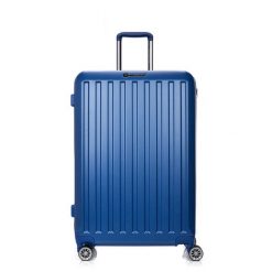 Walizka na kółkach SwissBags Cosmos niebieska - średnia 73-86 l. Niebieskie walizki bez wzorów, średnie. Za 269.10 zł.