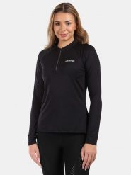 Kilpi Koszulka funkcyjna "Gimi" w kolorze czarnym rozmiar: 44. Czarne koszulki damskie Kilpi, bez wzorów, z materiału, bez kołnierzyka, bez ramiączek. Za 152.45 zł.