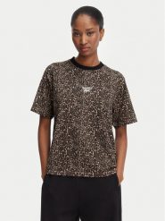 Reebok T-Shirt Elizieta RK25710CCW Brązowy Regular Fit. Brązowe t-shirty damskie Reebok, xl, bez wzorów, z bawełny, bez kołnierzyka. Za 79.99 zł.