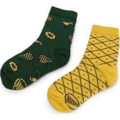 Skarpety Wysokie Dziecięce MANY MORNINGS - Pineapples Kids Zielony Żółty. Skarpetki chłopięce marki FOUGANZA. Za 19.00 zł.