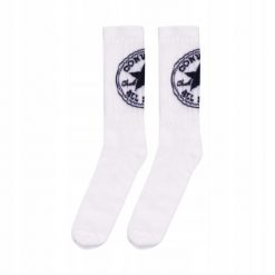 Skarpety unisex Converse 2 pak. Białe skarpetki damskie Converse, bez wzorów, z elastanu. Za 53.99 zł.