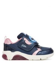 Geox Sneakersy J Fadinlight J56M4F 054AJ C0694 S Granatowy. Niebieskie trampki dziewczęce Geox, bez wzorów, ze skóry, bez zapięcia. Za 259.99 zł.