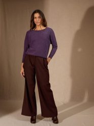 Perfect Cashmere Kaszmirowy sweter "Molly" w kolorze fioletowym rozmiar: XL. Różowe swetry klasyczne damskie Perfect Cashmere, xl, z kaszmiru, bez kołnierzyka. Za 391.99 zł.