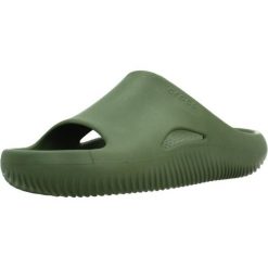 Sandały CROCS MELLOW RECOVERY SLIDE Zielony. Zielone sandały damskie Crocs, bez wzorów, z materiału, bez obcasa, bez zapięcia. Za 199.99 zł.