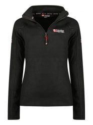 Canadian Peak Kurtka polarowa "Tugeak" w kolorze czarnym rozmiar: L. Czarne kurtki damskie Canadian Peak, l, bez wzorów, z materiału, bez kaptura. Za 96.60 zł.