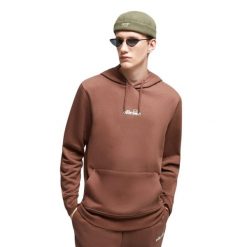 Bluza z kapturem Ellesse Pershuta Oh. Brązowe bluzy damskie Ellesse, s, bez wzorów, z materiału, z kapturem. Za 255.00 zł.