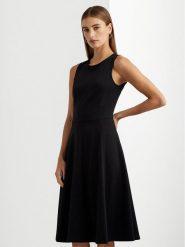 LAUREN RALPH LAUREN Sukienka codzienna 250851951001 Czarny Regular Fit. Czarne sukienki damskie Lauren Ralph Lauren, bez wzorów, z wiskozy, bez ramiączek. Za 529.99 zł.