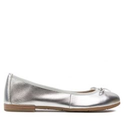 Baleriny Marco Tozzi. Szare balerinki damskie Marco Tozzi, bez wzorów. Za 149.99 zł.