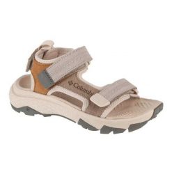 Damskie Skórzane Sandały Peakfreak Rush. Brązowe sandały damskie Columbia, bez wzorów, z materiału, z otwartym noskiem, bez obcasa, bez zapięcia. Za 462.99 zł.