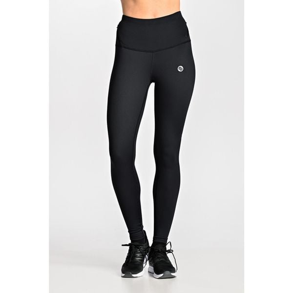 Legginsy ocieplane do biegania damskie Nessi Sportswear. Czarne legginsy damskie NESSI SPORTSWEAR, l, bez wzorów. W wyprzedaży za 399.00 zł.