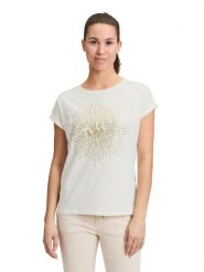 CARTOON Koszulka w kolorze białym rozmiar: 34. Białe bluzki damskie Cartoon, bez wzorów, z bawełny, bez kołnierzyka, bez ramiączek. Za 43.99 zł.