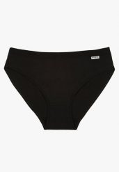 Czarne Bawełniane Majtki Typu Figi Lanadwen. Czarne figi Renee, bez wzorów, z bawełny. Za 4.99 zł.