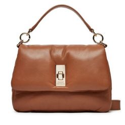 Torebka Tommy Hilfiger. Brązowe torebki klasyczne damskie Tommy Hilfiger, bez dodatków. Za 659.99 zł.