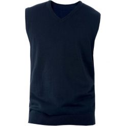 Pull Col V Kariban Sans Manche. Niebieskie swetry klasyczne damskie KARIBAN, na zimę, z bawełny, bez kołnierzyka. Za 180.00 zł.