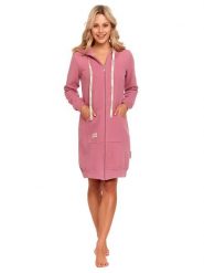 Doctor Nap Bluza w kolorze różowym rozmiar: XL. Różowe bluzy damskie Doctor Nap, xl, bez wzorów, z bawełny, bez kaptura. Za 122.38 zł.