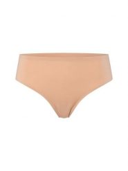 Mey Stringi z wysokim stanem Kobiety beżowy jednolity, L. Brązowe stringi Mey, bez wzorów. Za 99.95 zł.