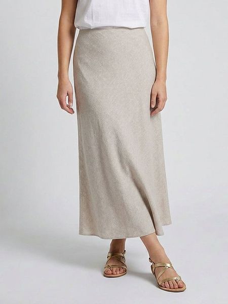 MOSS COPENHAGEN Spódnica "Viana" w kolorze beżowym rozmiar: M. Brązowe spódnice damskie Moss Copenhagen, m, bez wzorów, maxi. Za 169.95 zł.