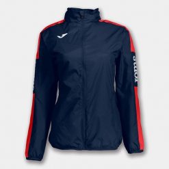 Damska kurtka przeciwdeszczowa Joma Champion Ship IV - Navy/Czerwony, XL. Czerwone kurtki damskie Joma, xl, bez wzorów, bez kaptura. Za 169.99 zł.