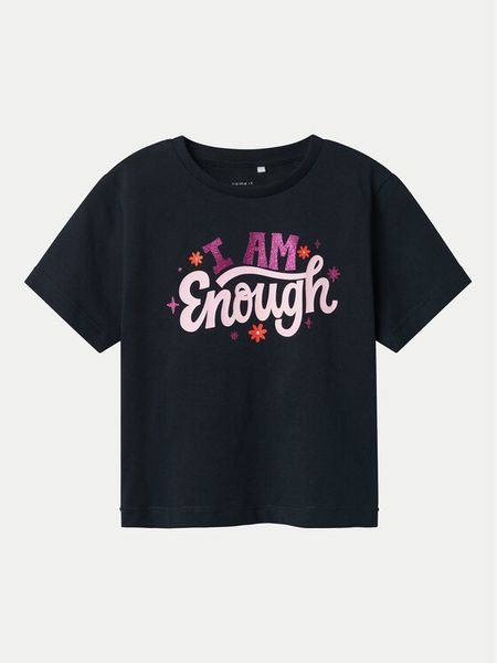NAME IT T-Shirt Betria 13238045 Granatowy Regular Fit. Niebieskie koszulki i t-shirty dziewczęce Name it, bez wzorów, z bawełny, bez kołnierzyka, bez ramiączek. Za 19.99 zł.