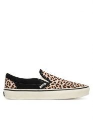 Vans Tenisówki Classic Slip-On VN000ED2YY61 Brązowy. Brązowe obuwie sportowe damskie Vans, z materiału, bez zapięcia, tenisowe. Za 339.99 zł.