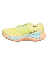 SALOMON Buty "DRX Bliss" w kolorze żółto-błękitnym do biegania rozmiar: 39 1/3. Żółte obuwie sportowe damskie Salomon, z materiału, bez zapięcia, do biegania. Za 482.03 zł.