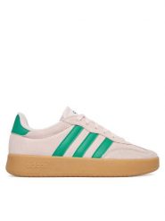 Adidas Sneakersy Barreda JP5963 Różowy. Czerwone obuwie sportowe damskie Adidas, ze skóry, bez zapięcia. Za 279.99 zł.