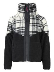 Peak Mountain Kurtka polarowa "Aliesse" w kolorze czarnym rozmiar: M. Czarne kurtki damskie Peak Mountain, m, bez wzorów, z polaru, bez kaptura. Za 166.10 zł.