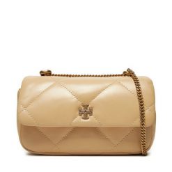 Torebka Tory Burch. Brązowe torebki wieczorowe damskie Tory Burch, bez wzorów, bez dodatków. Za 1,469.00 zł.