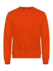 Clique Basic Roundneck bluza unisex - miękki stabilizowany materiał – blood. Brązowe bluzy damskie CLIQUE, xl, bez wzorów, z bawełny, bez kaptura. Za 155.70 zł.