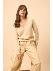 Just Cashmere Kaszmirowy sweter "Phoebe" w kolorze beżowym rozmiar: S. Brązowe swetry klasyczne damskie Just Cashmere, s, z kaszmiru, bez kołnierzyka. Za 294.28 zł.