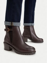 Lasocki Botki CEO-WI16-GAMMA-02 Brązowy. Brązowe botki damskie Lasocki, bez obcasa, na słupku, bez zapięcia. Za 269.99 zł.