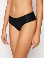 Chantelle Figi brazylijskie Soft Stretch C10630 Czarny. Czarne figi Chantelle, bez wzorów, z syntetyku. Za 59.99 zł.