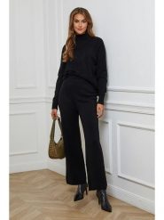 Soft Cashmere 2-częściowy zestaw w kolorze czarnym rozmiar: 38/40. Czarne swetry klasyczne damskie Soft Cashmere, z kaszmiru, bez kołnierzyka. Za 177.94 zł.