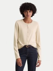 Marc O'Polo Kardigan 509 5118 61085 Beżowy Slim Fit. Brązowe kardigany damskie Marc O'Polo, s, bez wzorów, z wiskozy. Za 649.99 zł.