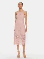 YAS Sukienka koktajlowa Milda 26032368 Różowy Regular Fit. Czerwone sukienki damskie YAS, bez wzorów, z syntetyku, wizytowe, bez ramiączek. Za 169.99 zł.