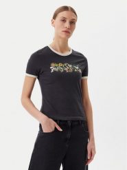 Element T-Shirt ELJZT00138 Czarny Regular Fit. Czarne t-shirty damskie Element, m, bez wzorów, z bawełny, bez kołnierzyka. Za 69.99 zł.
