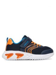 Geox Sneakersy J Assister Boy J45DZC 014CE C0820 S Granatowy. Niebieskie buty sportowe chłopięce Geox, z materiału, bez zapięcia. Za 249.99 zł.