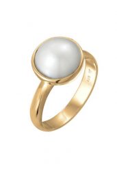 Nenalina Damski elegancki okrągły z perłą ze srebra próby 925 Sterling Silver Pierścionki 1 ct. Szare pierścionki damskie Nenalina, z perłą, srebrne. Za 279.64 zł.