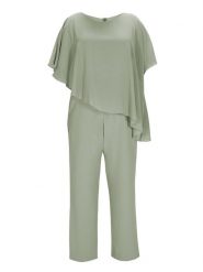 SWING Kombinezon w kolorze zielonym rozmiar: 46. Zielone kombinezony damskie Swing, bez wzorów, bez kołnierzyka, bez ramiączek. Za 249.95 zł.