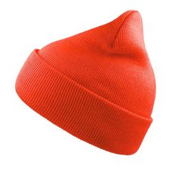 Czapka Wind. Brązowe czapki damskie ATLANTIS, bez wzorów, prążkowane. Za 36.99 zł.