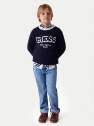 Guess T-Shirt L5RI37 J1311 Czarny Regular Fit. Czarne t-shirty i koszulki chłopięce Guess, z aplikacjami, z bawełny, bez kołnierzyka, bez ramiączek. Za 119.99 zł.