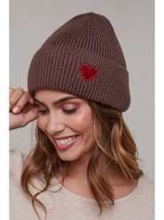 Soft Cashmere Czapka w kolorze brązowym rozmiar: onesize. Brązowe czapki damskie Soft Cashmere, bez wzorów, z kaszmiru. Za 140.20 zł.