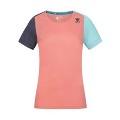 Koszulka damska Rafiki Chulilla. Czerwone bluzki damskie RAFIKI, bez wzorów, sportowe, bez kołnierzyka, bez ramiączek. Za 218.30 zł.