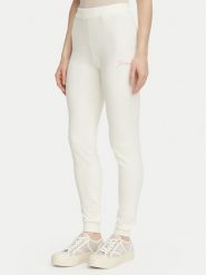 Guess Spodnie dresowe O6BB02 Z1149 Kremowy Regular Fit. Białe spodnie dresowe damskie Guess, xl, z aplikacjami, z dresówki. Za 264.99 zł.