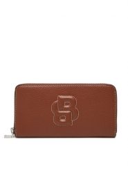 BOSS Portfel Anett Ziparound 50536354 Brązowy. Brązowe portfele damskie Boss, bez wzorów, ze skóry. Za 246.99 zł.
