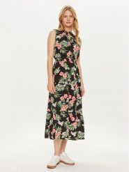 ONLY Sukienka letnia Nova 15233752 Czarny Regular Fit. Czarne sukienki damskie Only, bez wzorów, z wiskozy, bez ramiączek. Za 109.99 zł.
