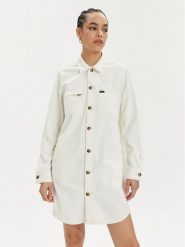 Lee Sukienka jeansowa Unionall 112349527 Écru Regular Fit. Sukienki damskie Lee, bez wzorów, z bawełny, bez ramiączek. Za 399.99 zł.