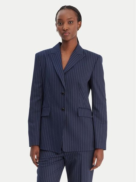 HUGO Marynarka Asmalla 50554445 Granatowy Regular Fit. Niebieskie marynarki i żakiety damskie Hugo, bez wzorów, z syntetyku. Za 1,349.00 zł.